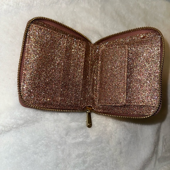 Glittery Zip-Around Wallet - Picture 2 of 6